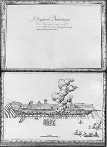 Caulking a Galley, Twentieth Demonstration, Plate 21, Illustration from 